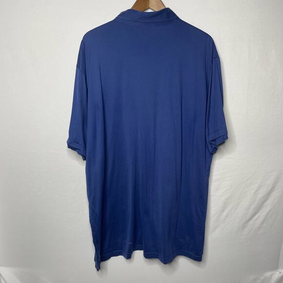 Peter Millar Solid Blue Polo Shirt Size XXL*** - Picture 5 of 5
